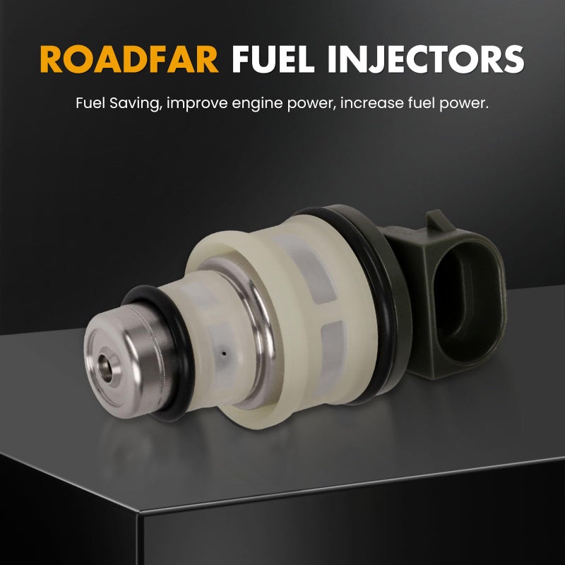 ROADFAR Fuel Injectors Part,ROADFAR 5 Holes Engine Fuel Injector Kit Fit for Chevy for S10 Cavalier Beretta Corsica LLV, for Buick Century for Oldsmobile Cutlass Ciera,Isuzu Hombre FJ10044,4Pcs - Image 2